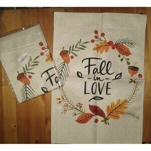 Burlap Garden Flags(2)